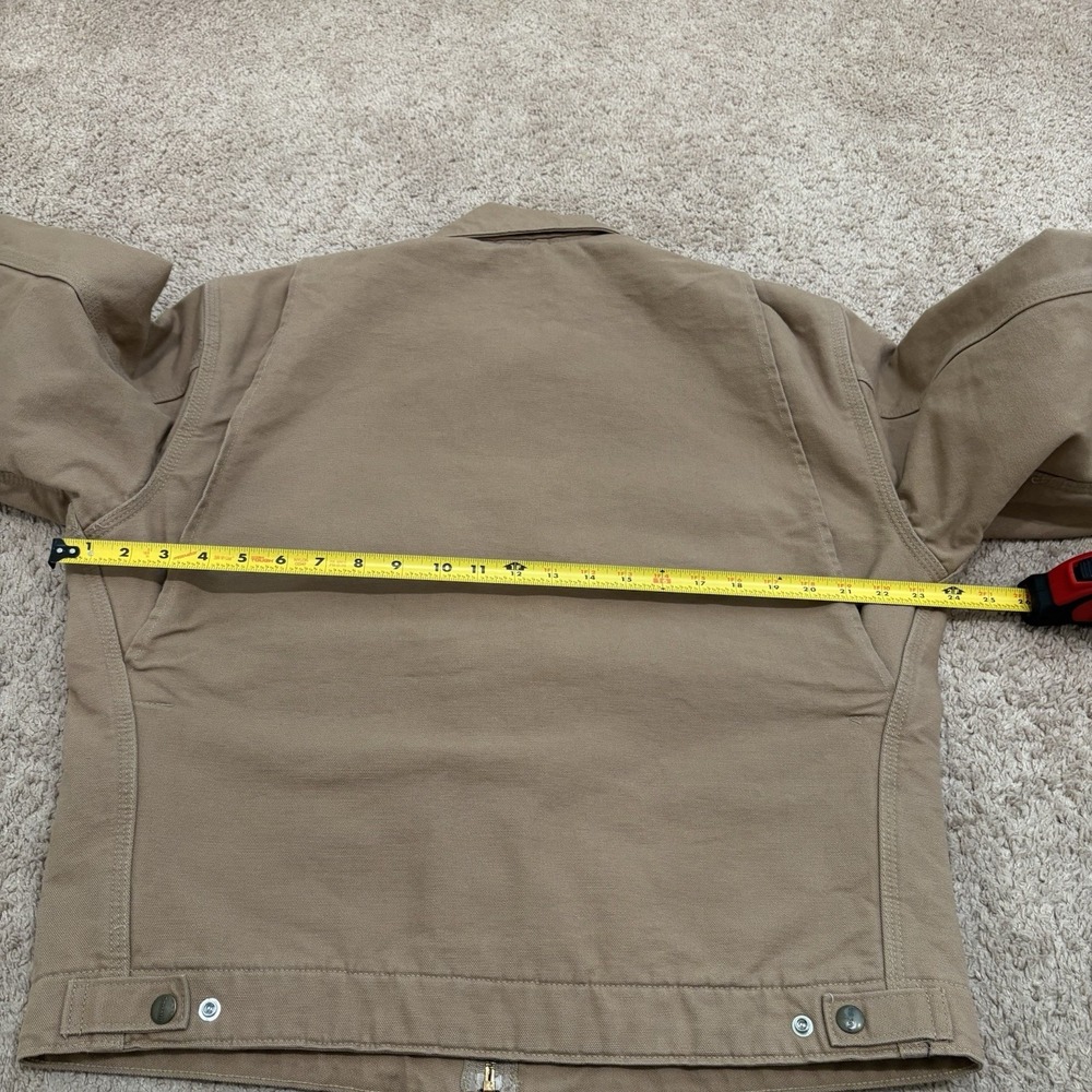 Vintage Carhartt Blanket Lined Detroit Jacket Men's Medium Saddle Brown J204 SDL - Picture 8 of 9